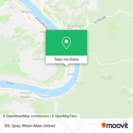 B9, Spay map