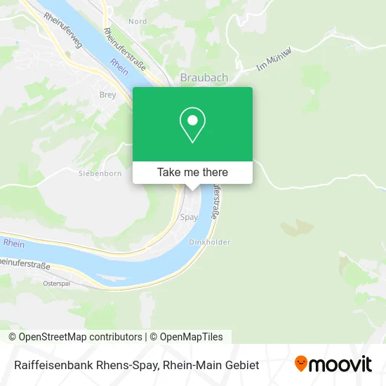 Raiffeisenbank Rhens-Spay map