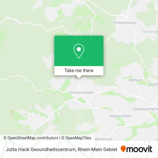 Карта Jutta Hack Gesundheitszentrum