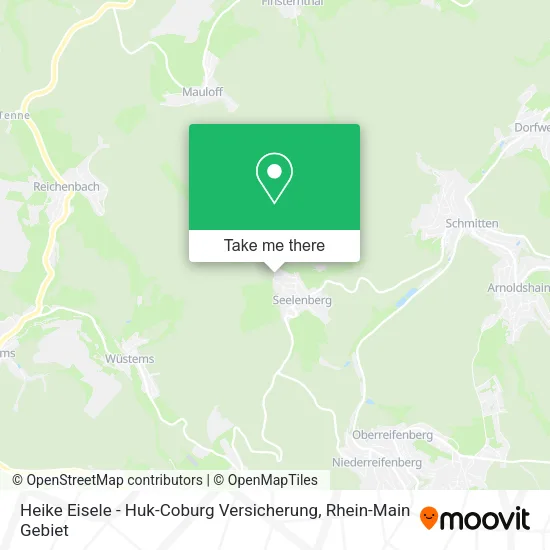 Карта Heike Eisele - Huk-Coburg Versicherung