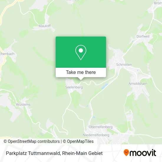 Карта Parkplatz Tuttmannwald