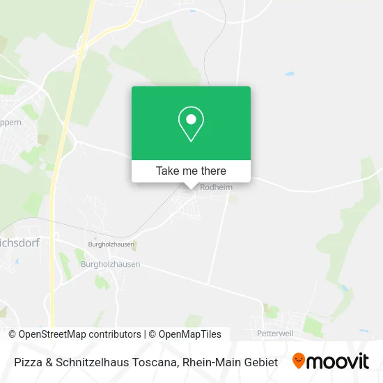 Карта Pizza & Schnitzelhaus Toscana