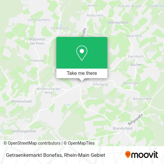 Карта Getraenkemarkt Bonefas