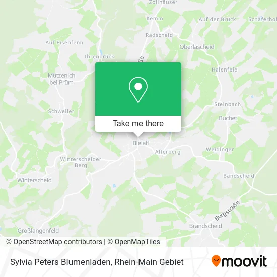 Карта Sylvia Peters Blumenladen