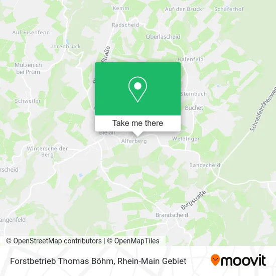 Карта Forstbetrieb Thomas Böhm