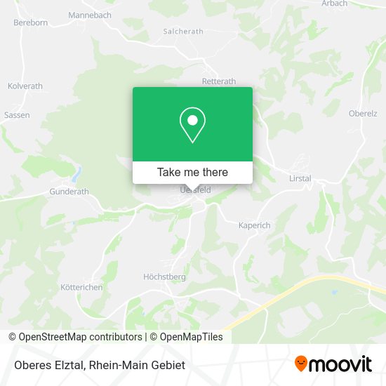 Карта Oberes Elztal