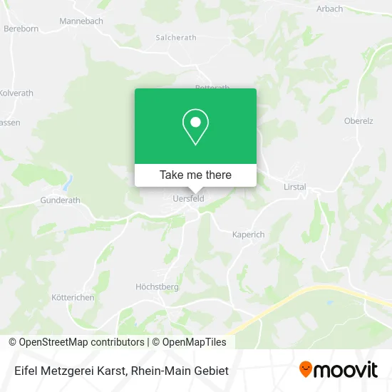 Карта Eifel Metzgerei Karst
