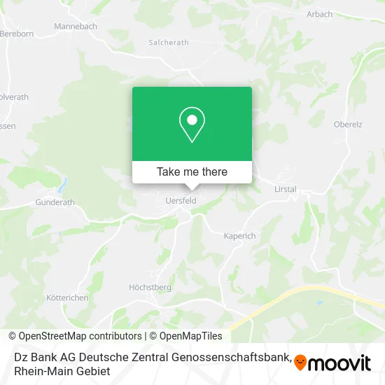 Карта Dz Bank AG Deutsche Zentral Genossenschaftsbank