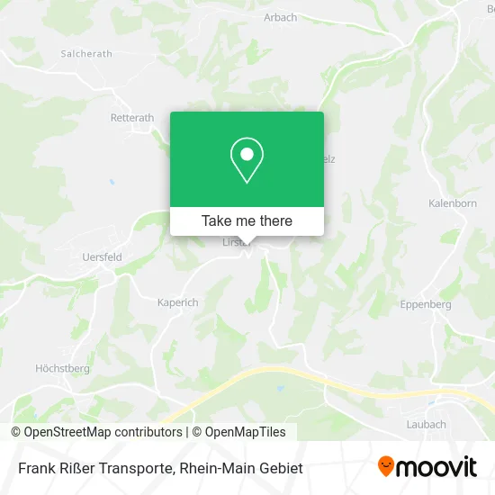 Карта Frank Rißer Transporte