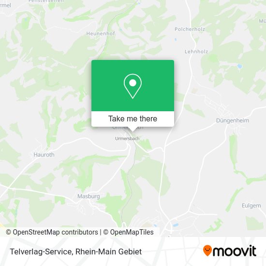 Карта Telverlag-Service