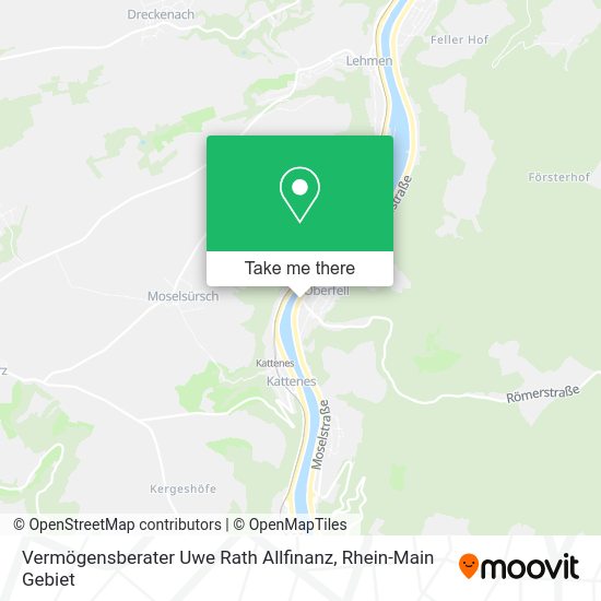 Карта Vermögensberater Uwe Rath Allfinanz