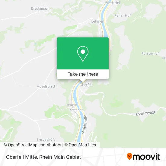 Карта Oberfell Mitte