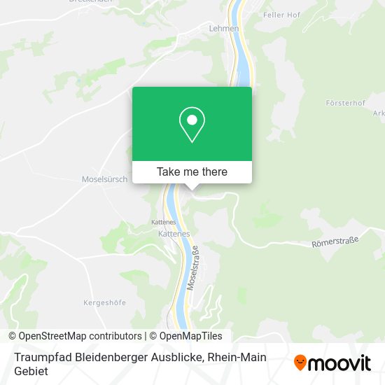 Карта Traumpfad Bleidenberger Ausblicke