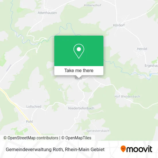 Карта Gemeindeverwaltung Roth