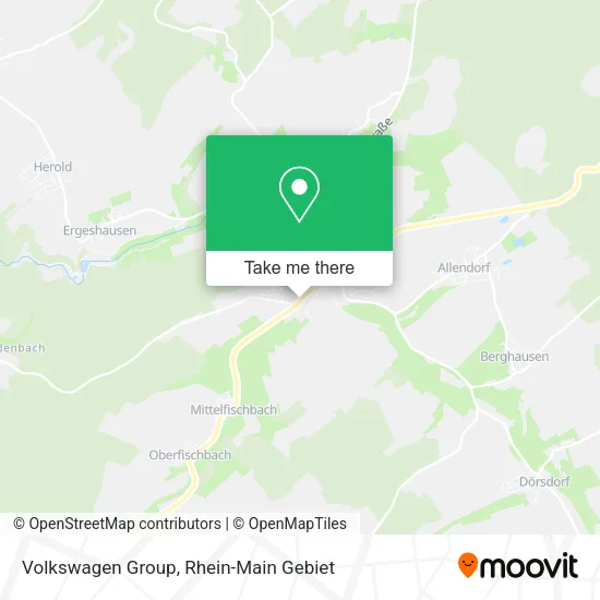 Карта Volkswagen Group