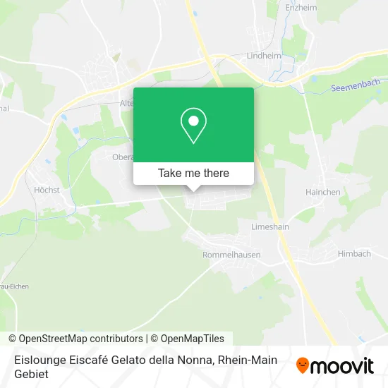 Карта Eislounge Eiscafé Gelato della Nonna
