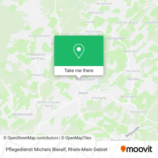 Карта Pflegedienst Michels Bleialf