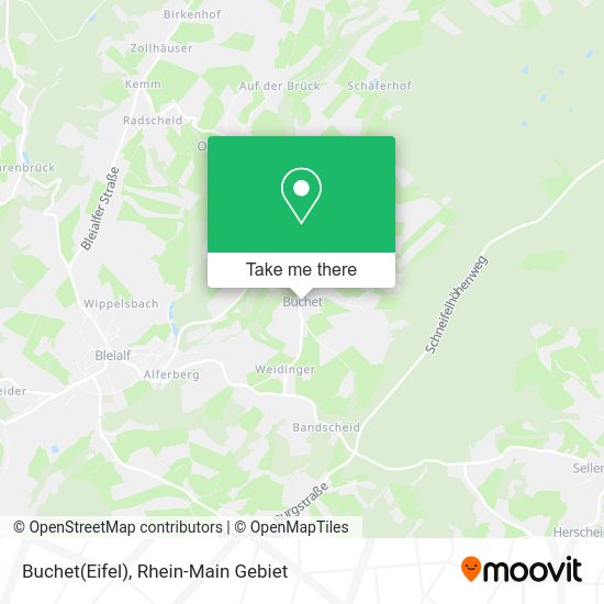 Карта Buchet(Eifel)