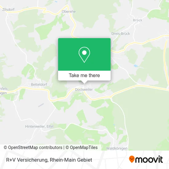 R+V Versicherung map