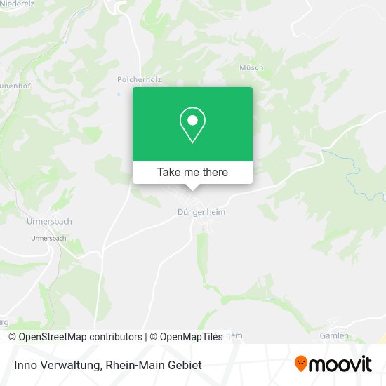 Карта Inno Verwaltung