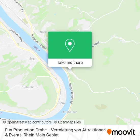 Карта Fun Production GmbH - Vermietung von Attraktionen & Events