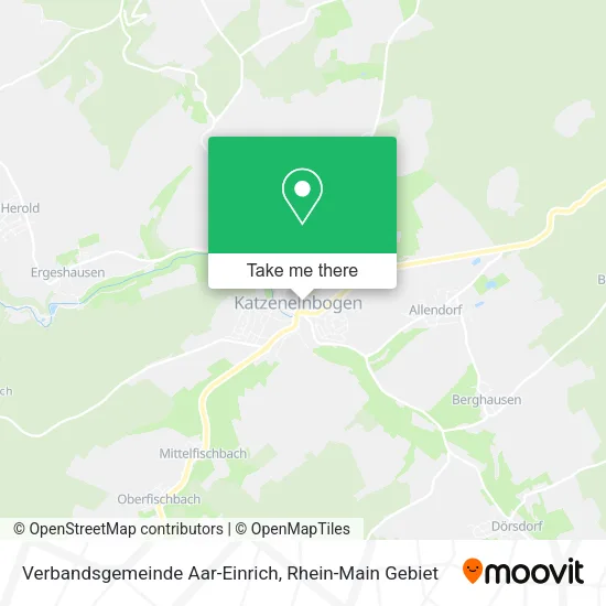 Карта Verbandsgemeinde Aar-Einrich