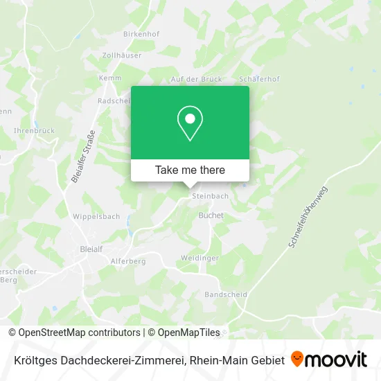 Карта Kröltges Dachdeckerei-Zimmerei