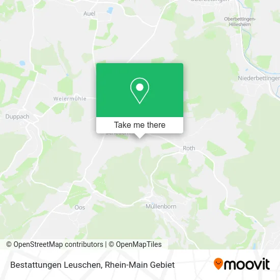 Карта Bestattungen Leuschen