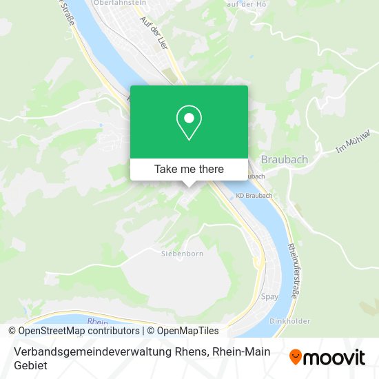 Карта Verbandsgemeindeverwaltung Rhens