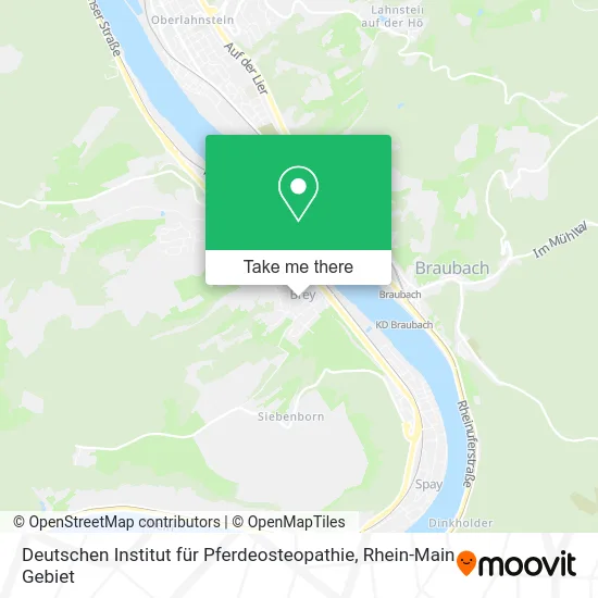 Карта Deutschen Institut für Pferdeosteopathie