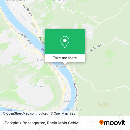 Карта Parkplatz Rosengarten