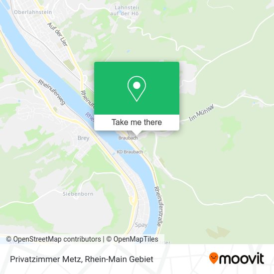 Карта Privatzimmer Metz