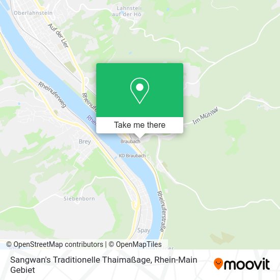 Карта Sangwan's Traditionelle Thaimaßage