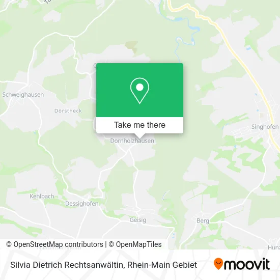 Карта Silvia Dietrich Rechtsanwältin