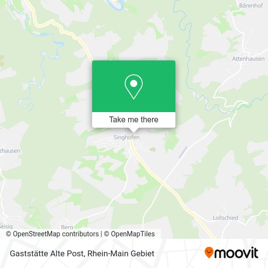 Карта Gaststätte Alte Post
