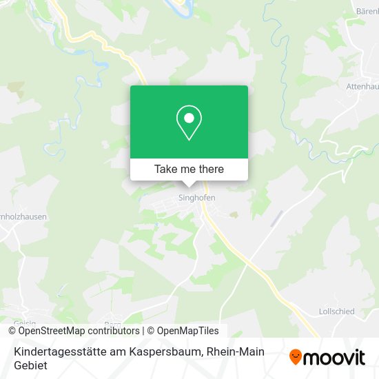 Карта Kindertagesstätte am Kaspersbaum