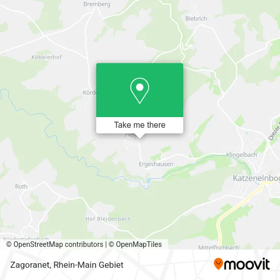 Карта Zagoranet