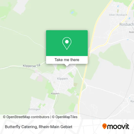 Карта Butterfly Catering