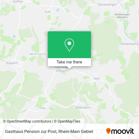Карта Gasthaus Pension zur Post