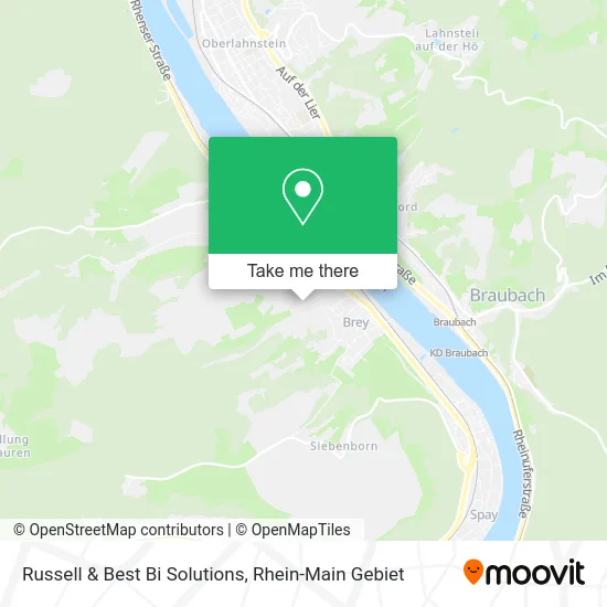 Карта Russell & Best Bi Solutions