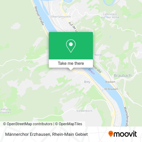 Карта Männerchor Erzhausen