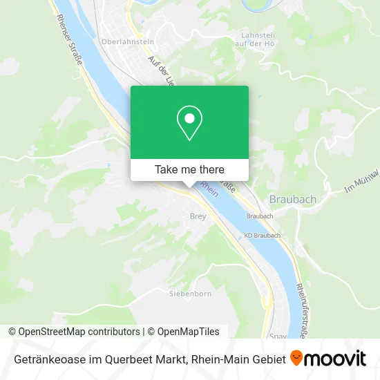 Карта Getränkeoase im Querbeet Markt