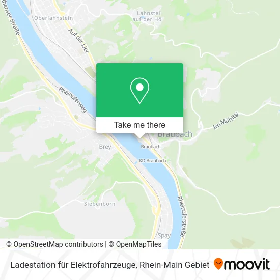 Карта Ladestation für Elektrofahrzeuge