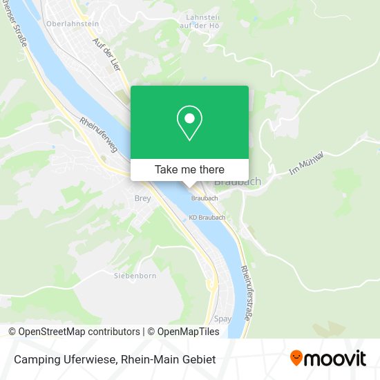 Карта Camping Uferwiese