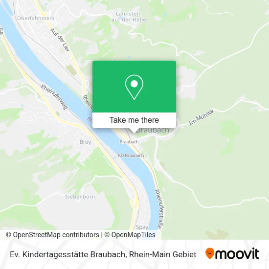 Карта Ev. Kindertagesstätte Braubach
