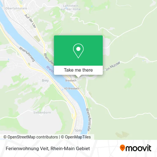 Карта Ferienwohnung Veit