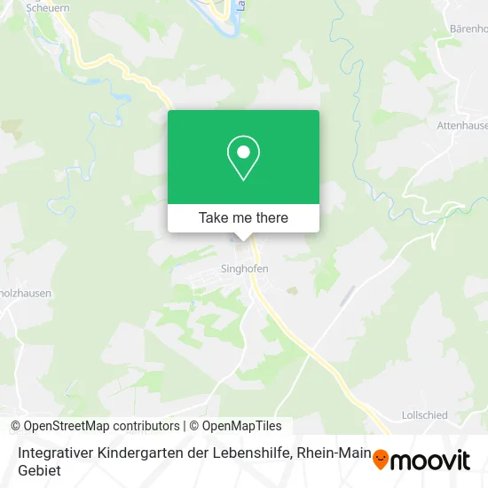 Карта Integrativer Kindergarten der Lebenshilfe