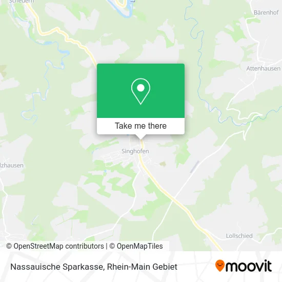 Карта Nassauische Sparkasse