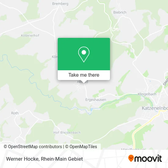 Карта Werner Hocke