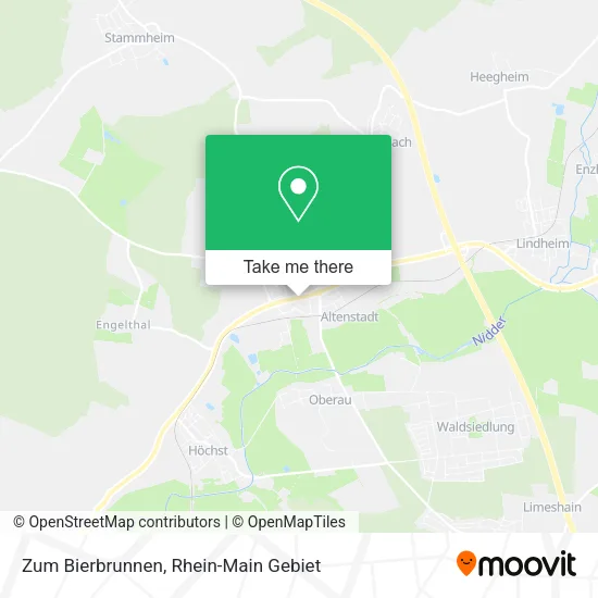 Карта Zum Bierbrunnen
